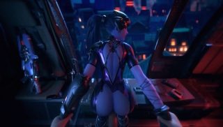    3D守望先锋巨乳寡妇黑百合：紧身衣爆乳激烈性交，高潮喷水浪叫不停 - coolhot av