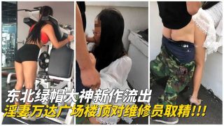 【东北绿帽大神】淫妻在万达广场楼顶对维修人员现场取精! - coolhot av